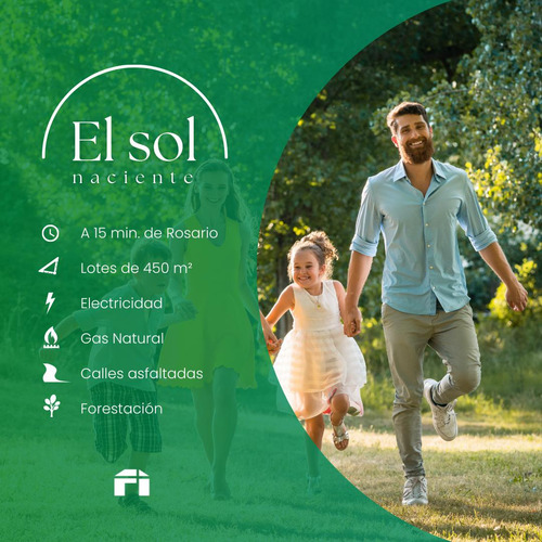 Terreno En Venta Barrio El Sol Naciente. Roldan Y Funes