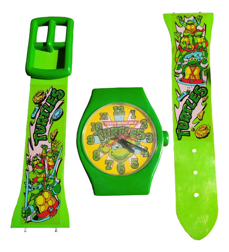 Reloj De Pared Vintage Tortugas Ninja (original De Los 90)