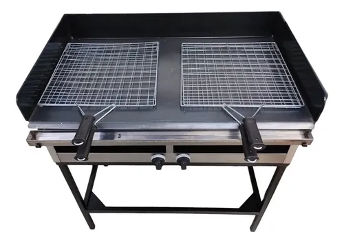Plancha Hamburguesera Depaolo A Gas 100x60 De 6mm De Espesor