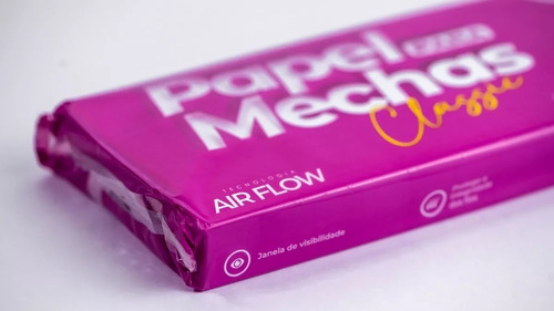 Papel Ecologico Para Mechas Classic 11x47cm 190 Folhas
