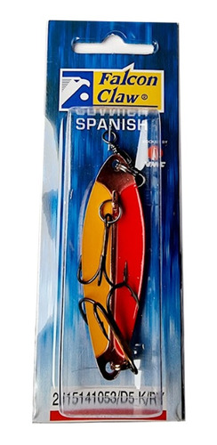 Señuelo Pesca Cuchara Española Doble Anzuelo D5-k / Cobre