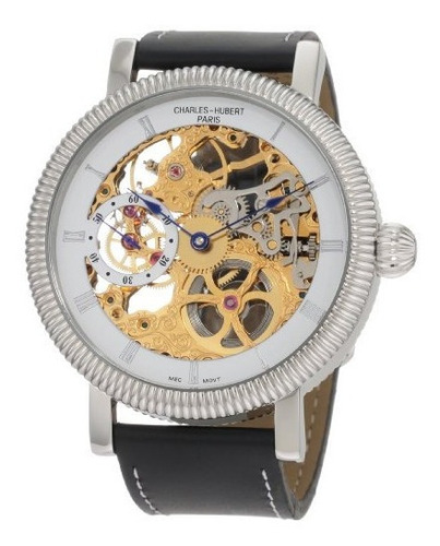 Charleshubert Paris Reloj Mecanico De Acero Inoxidable 3737g