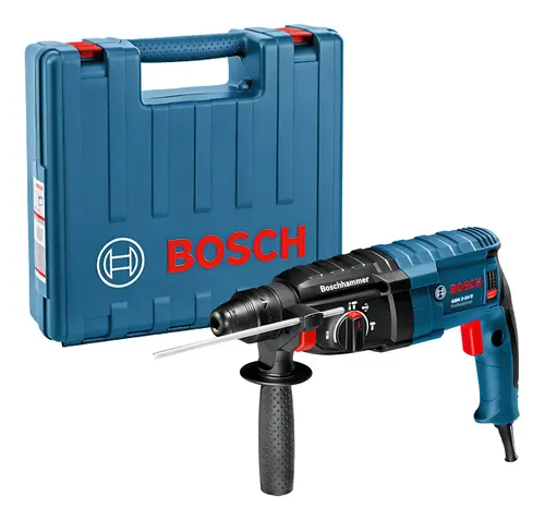 Martelo rotativo Bosch Gbh 2-24 D 820w, em estojo Azul