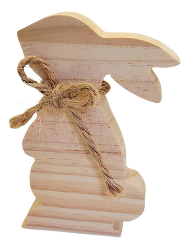 Señal De De Madera, Centro De Mesa De Mesa De Conejo Sin