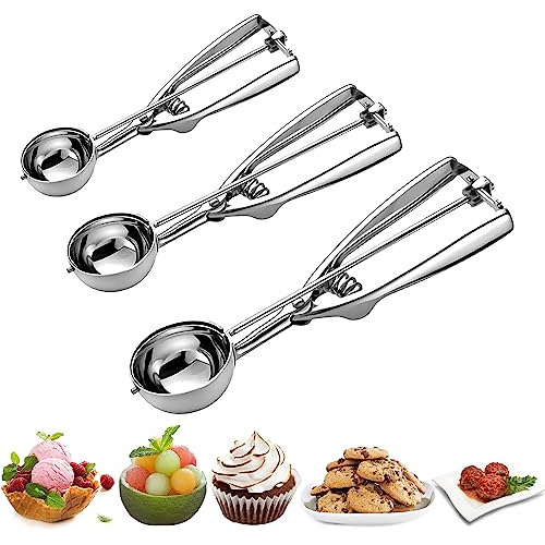 Endlili Spring Chef Set De 3 Cucharas Galletas (1.6in+2...