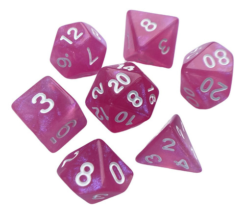2 X 7 Piezas De Dados De Varios Lados D4-d20 Dados