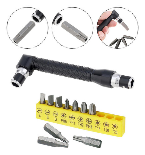 Llave De Tubo Hexagonal De 1/4 Pulgadas Con 10 Uds. De