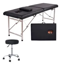 Comprar Camilla Para Masajes Plegable Estética Portátil + Taburete