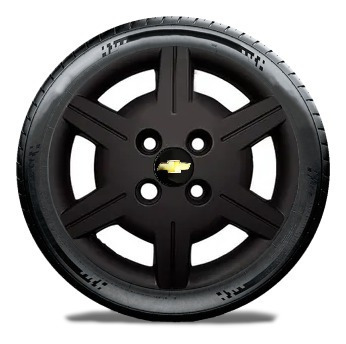 Jg 4 Calotas Aro 13 Corsa Classic 2012 A 2015 Preto Fosco
