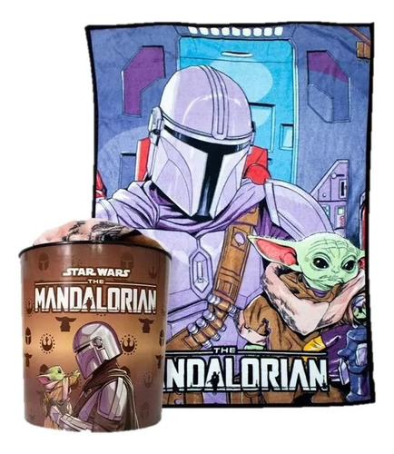 Kit Mantinha Com Balde Star Wars The Mandalorian Zonacriativ