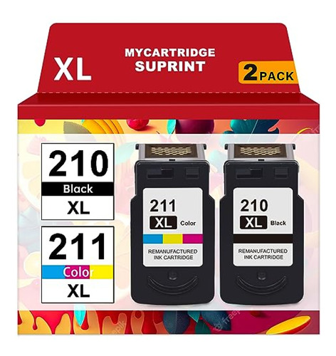 Tinta De Impresora  210xl 211xl Combo Mycartridge Suprint Ca