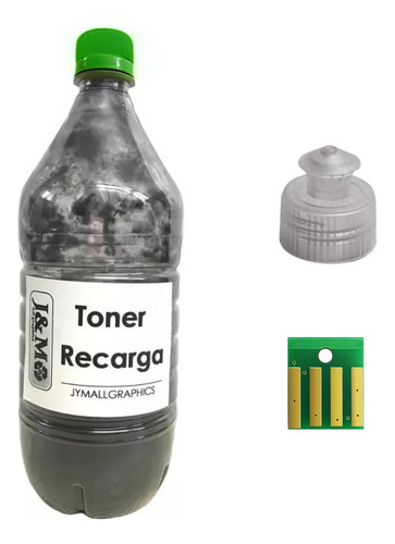  Recarga Toner Para Lexmark Ms310 410 510 Ms610 200g + Chip 