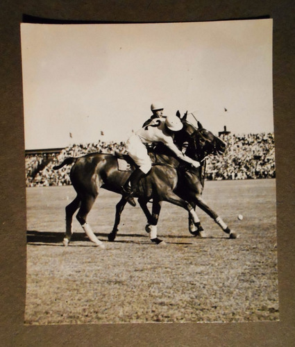 Fotografia Original Polo Argentino Jinetes Caballos