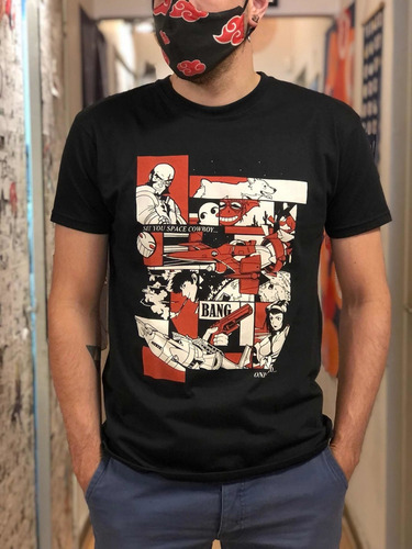 Imagen 6 de 8 de Remera Serigrafia Cowboy Bebop Spike Gastovic Anime Store