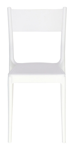 Cadeira de jantar Tramontina Diana Summa, estrutura de cor  branco, 1 unidade