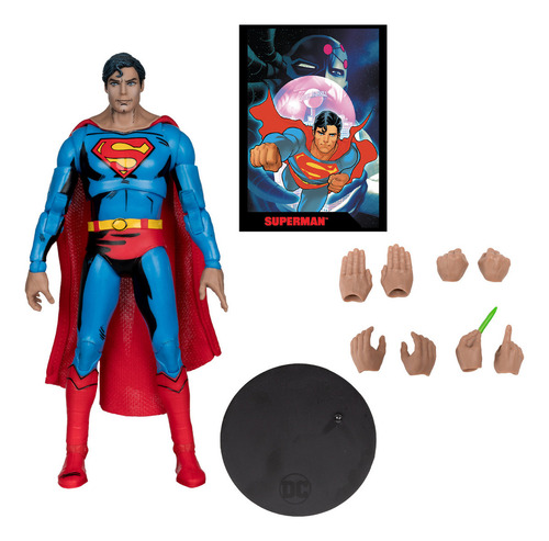 Figura do Superman (dc Page Punchers: Superman) com quadrinhos