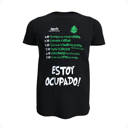 Polera 100% Algodón - Agenda El Grinch