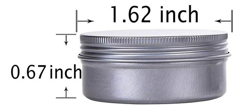 Paquete De 20 Recipientes Recargables De Aluminio De 0....