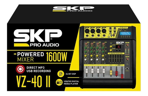 Consola Skp Vz-40 Ii Vz Powered Series De Mezcla