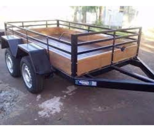 Arquivo Para Construir Carretinha Reboque Trucada 2 Eixos