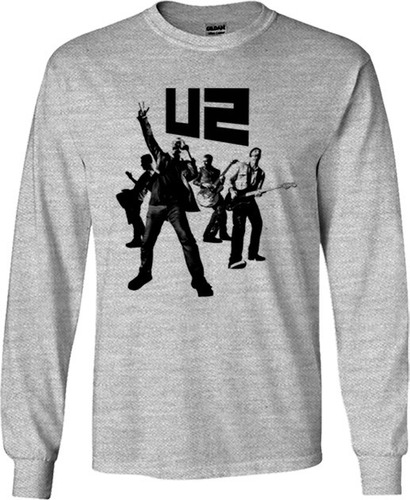 Playeras U2 Manga Larga Para Hombre Y Mujer