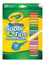 Comprar Caja De Marcadores Crayola Lavables X20 Unidades Febo