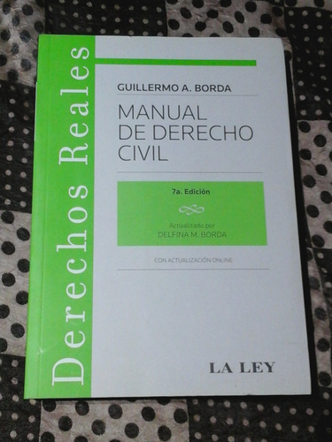 Manual De Derecho Civil (derechos Reales) - Borda - Z.v,l,