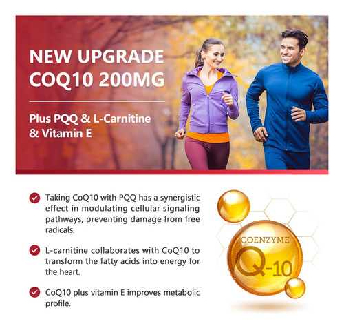 Nature Target Coq10-200 Mg Con Pqq L-carnitina Y Omega-3, Co