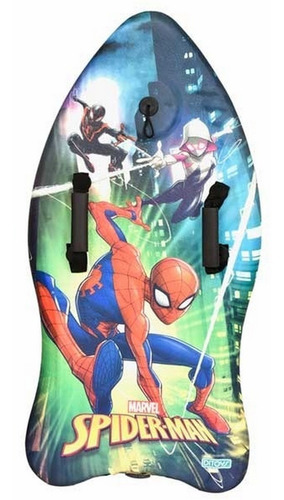 Imagen 2 de 5 de Tabla De Surf Barrenadora Spiderman Bodyboard 90 Cm Jeg 2079