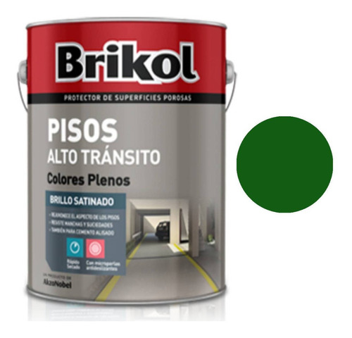 Brik-col Pisos Alto Transito Colores Plenos 1 Lts