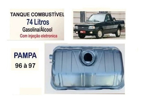 Tanque Combustivel Ford Pampa 96/97  Injeção Motor Ap