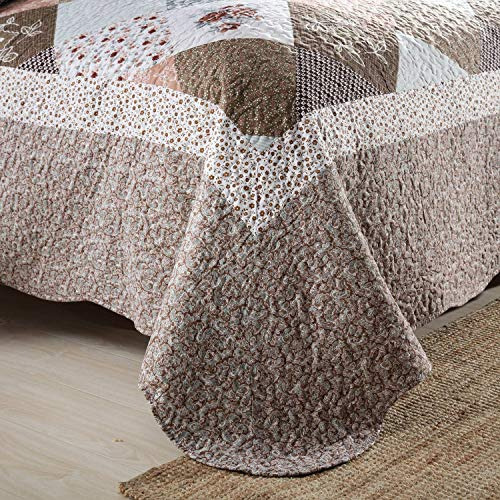 Juego De Cama Individual Microfibra Reversible Estilo Floral