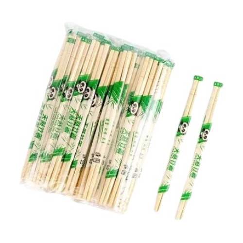 Set 100 Palillos Chinos De Bambu Para Sushi En Bolsita