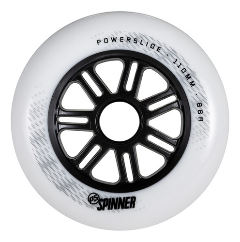 Rueda Powerslide Spinner White 110mm (3 Pack)