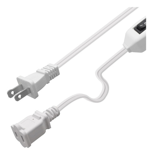 Wv Cable De Extensión De 12,6 Con Interruptor, Enchufe De Ca