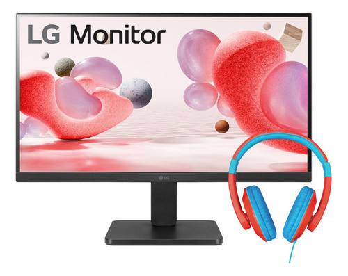 Monitor LG 24mr400b 24  Ips Full Hd Freesync 100hz+audifonos