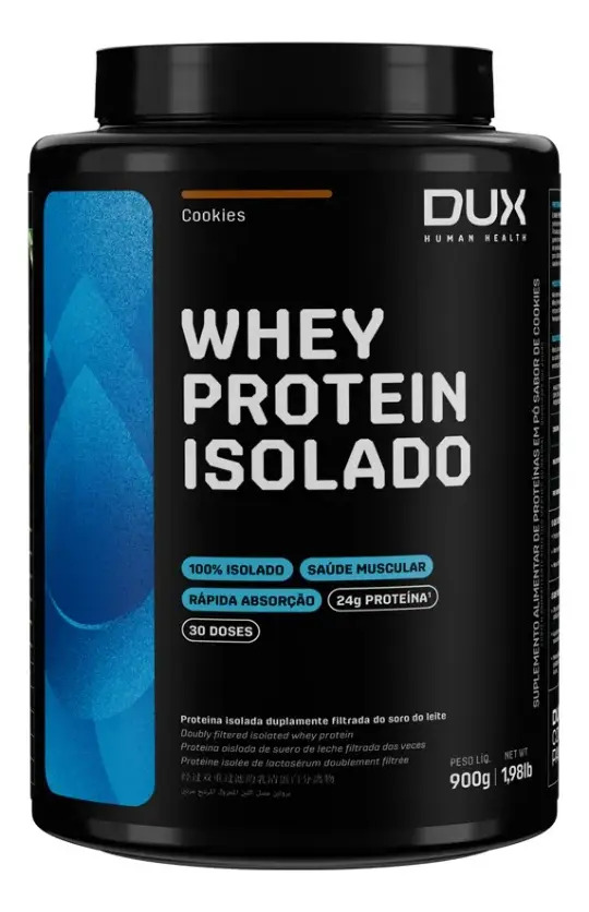 Suplemento Whey Isolado Zero Gordura (zero Carbo) Dux Nutrition Sabor Chocolate