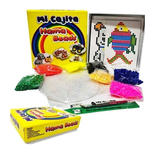 Crea Con Mi Cajita Hama Beads Coloridos Con Plantillas 