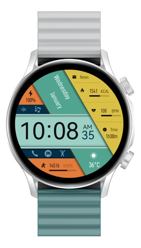 Smartwatch Kieslect Kr Pro Ltd Plateado 1.43  Llamadas