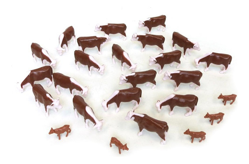 Ertl Hereford Cows (pkg De 25) Escala 1:64