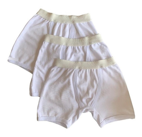 Boxer Short Niño Liso 100% Algodón 7 Pzs Italo
