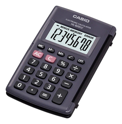 Calculadora Casio Portatil Hl-820lv-bk