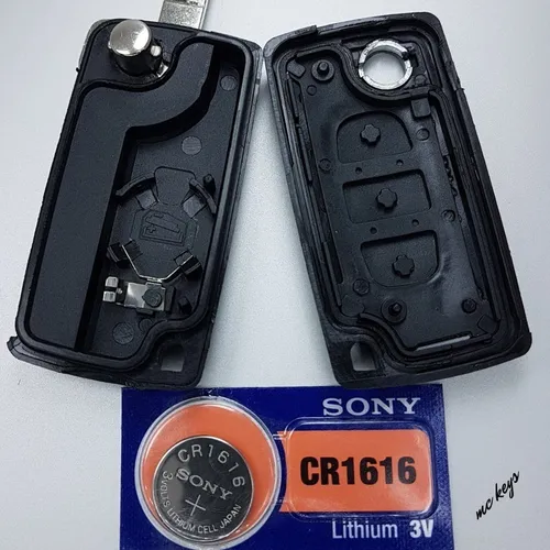 Qu Carcasa Llave Peugeot 207 307 308 407 408 3 B Con Pila