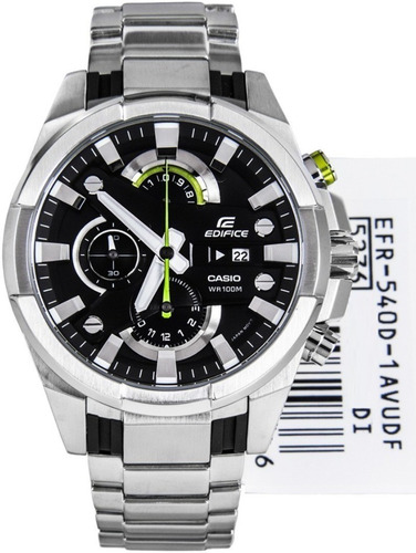 Reloj Casio Edifice Efr-540d-1av - 100% Nuevo Y Original