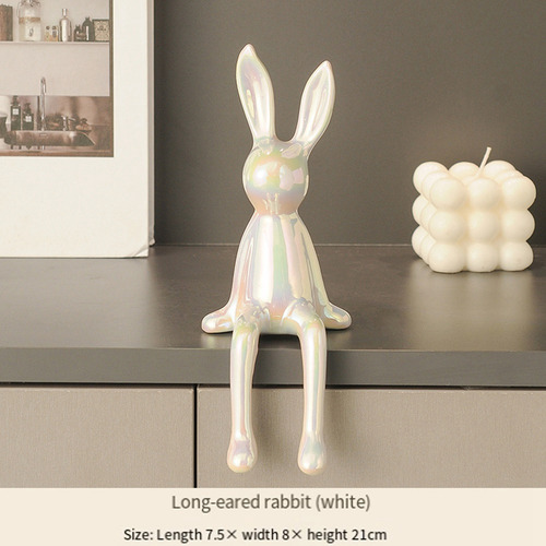 Adornos Pequeños Para Postura Sentada Con Forma De Conejo De