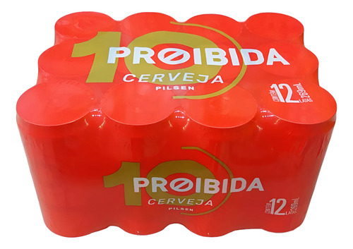 Cerveja Proibida Pilsen 269ml Kit Com 12 Unidades