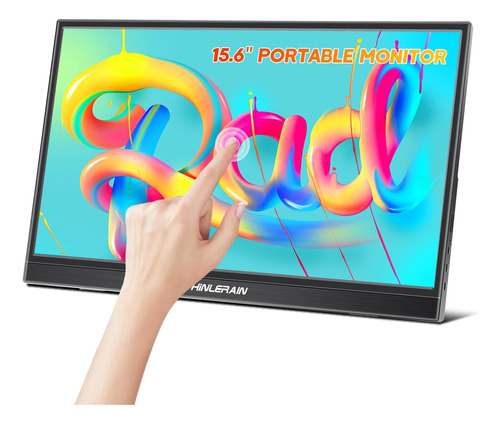 Monitor Portátil Thinlerain De 15,6 Pulgadas Fhd 1080p Con Y