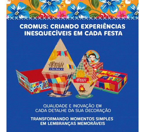 Silhueta Balão 3d Festança Compose Cromus