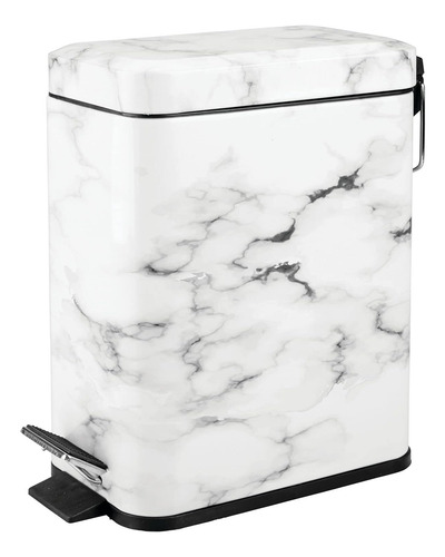 Bote De Basura Moderno De 5 Litros Con Tapa Rectangular De M