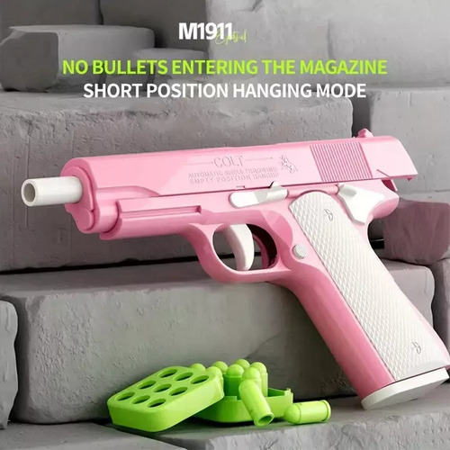 Pistola Colt 1911 Fidget Antistress Carrot 3d